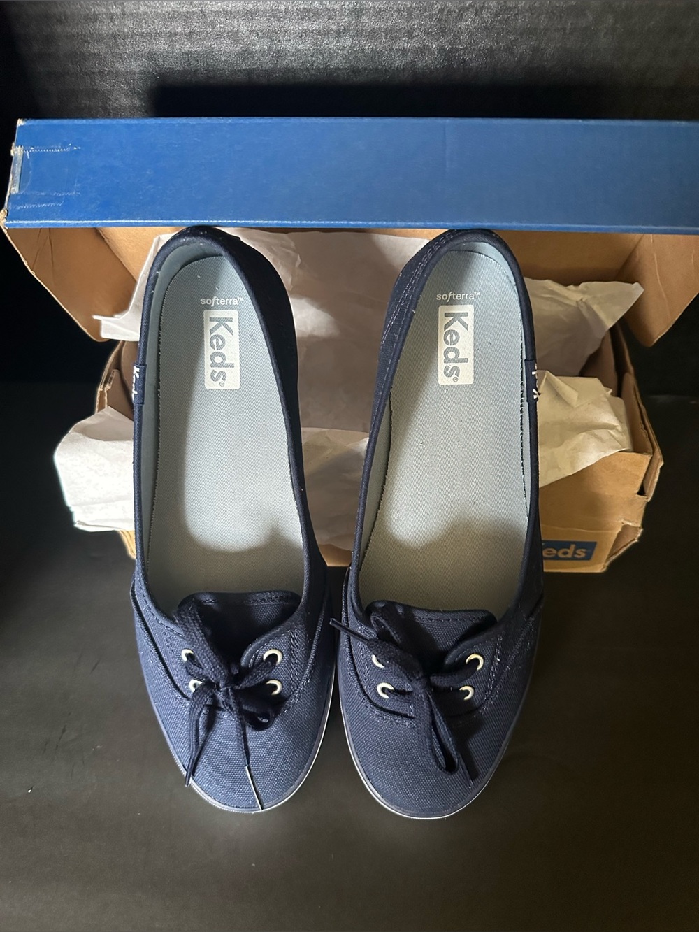 KEDS Women’s Teacup Twill Navy Sneakers